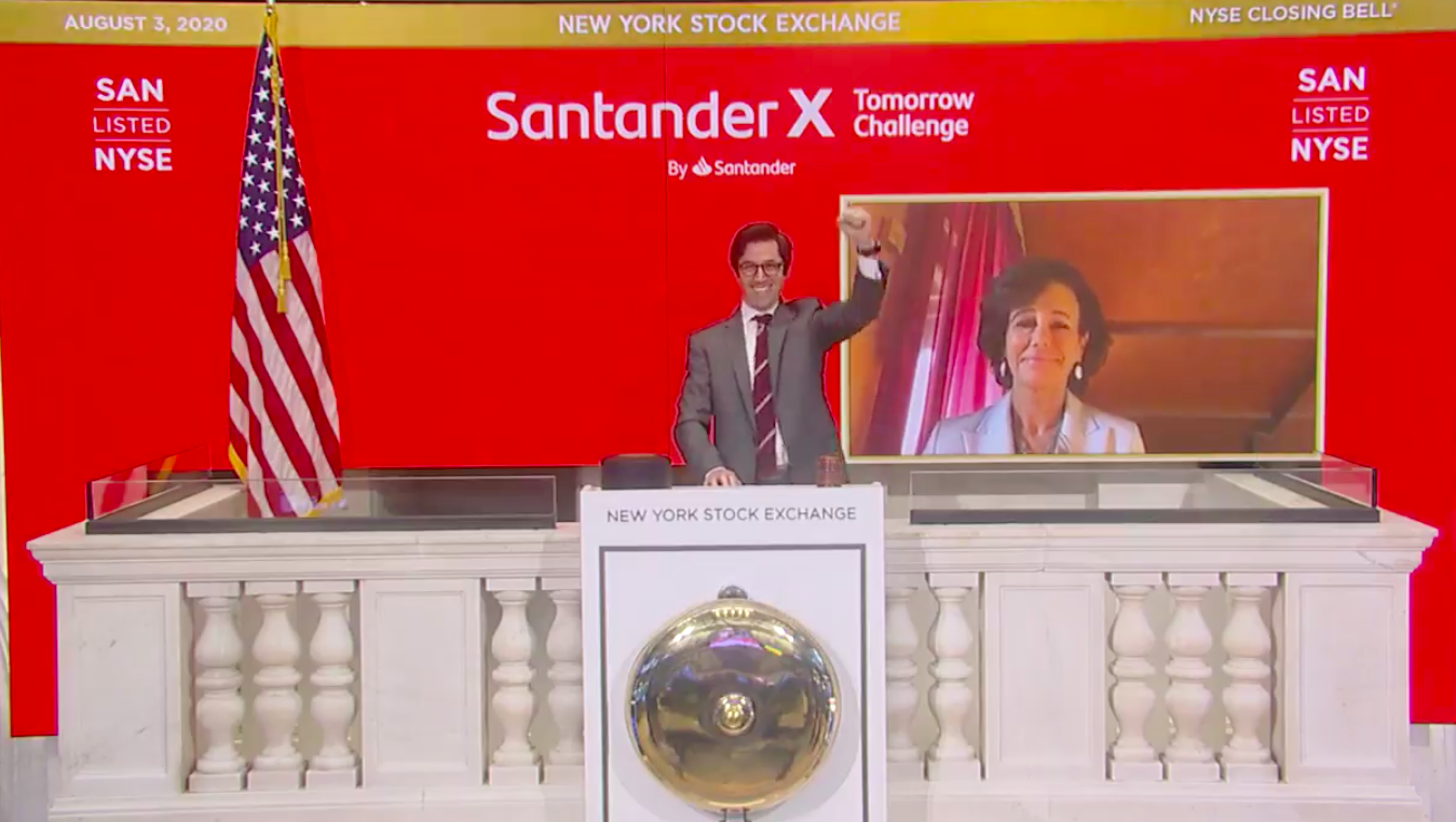 Bolsa de NY cita startups brasileiras do Santander X Tomorrow Challenge