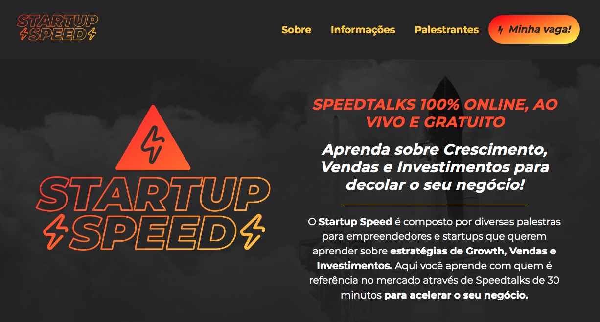Startup Speed ocorre neste sábado, 8 de agosto