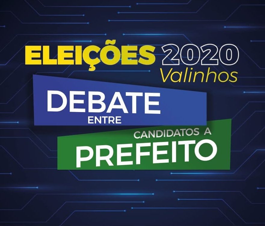 Eleições 2020: debate entre candidatos a prefeito de Valinhos
