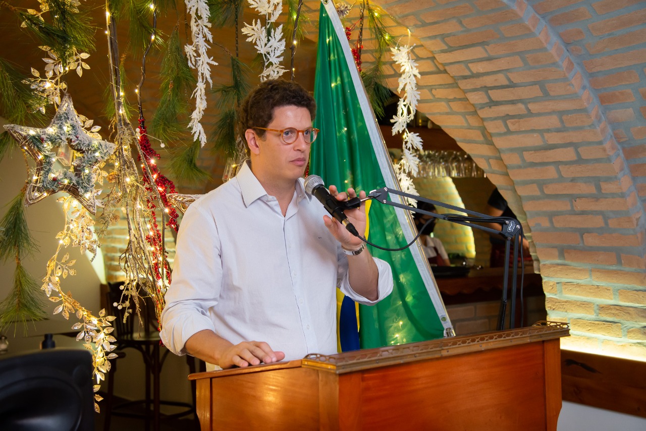 Ricardo Salles, ex-ministro do meio ambiente, dá palestra em Valinhos