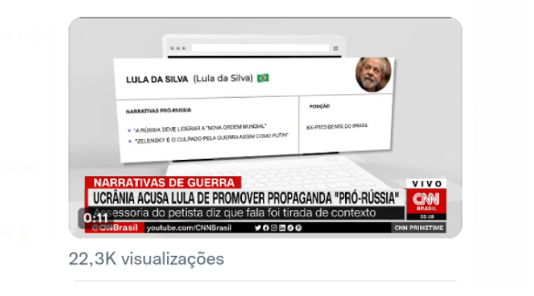 Lula pró-Russia: político é acusado de defender a Russia